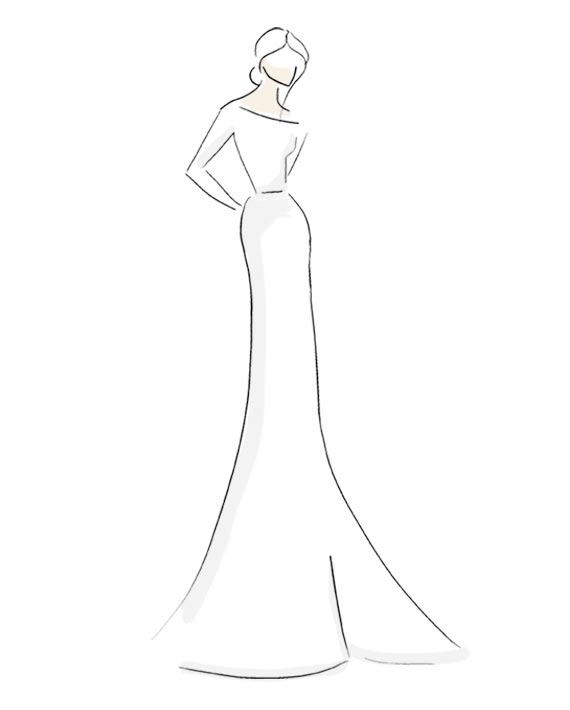 princess style dress icon